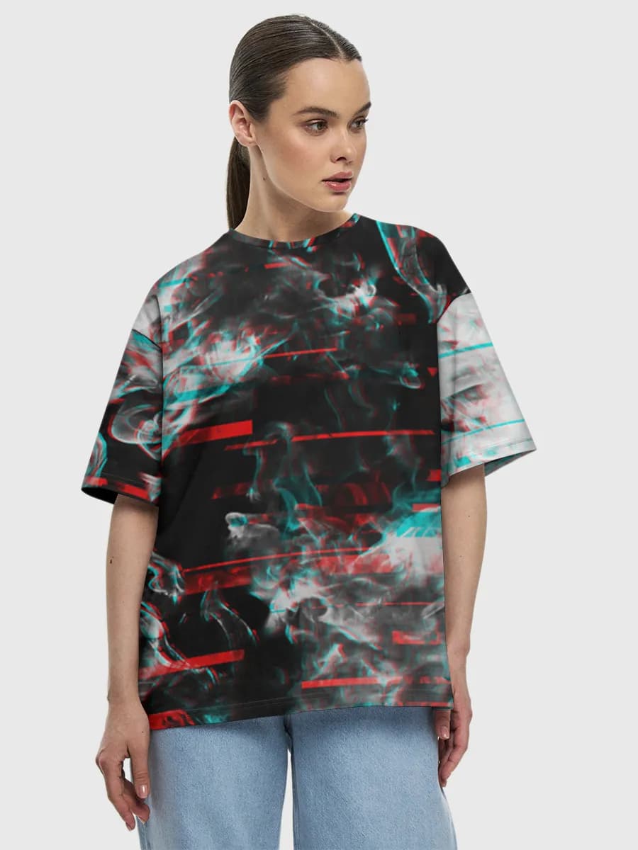 Women's oversized cotton T-shirt