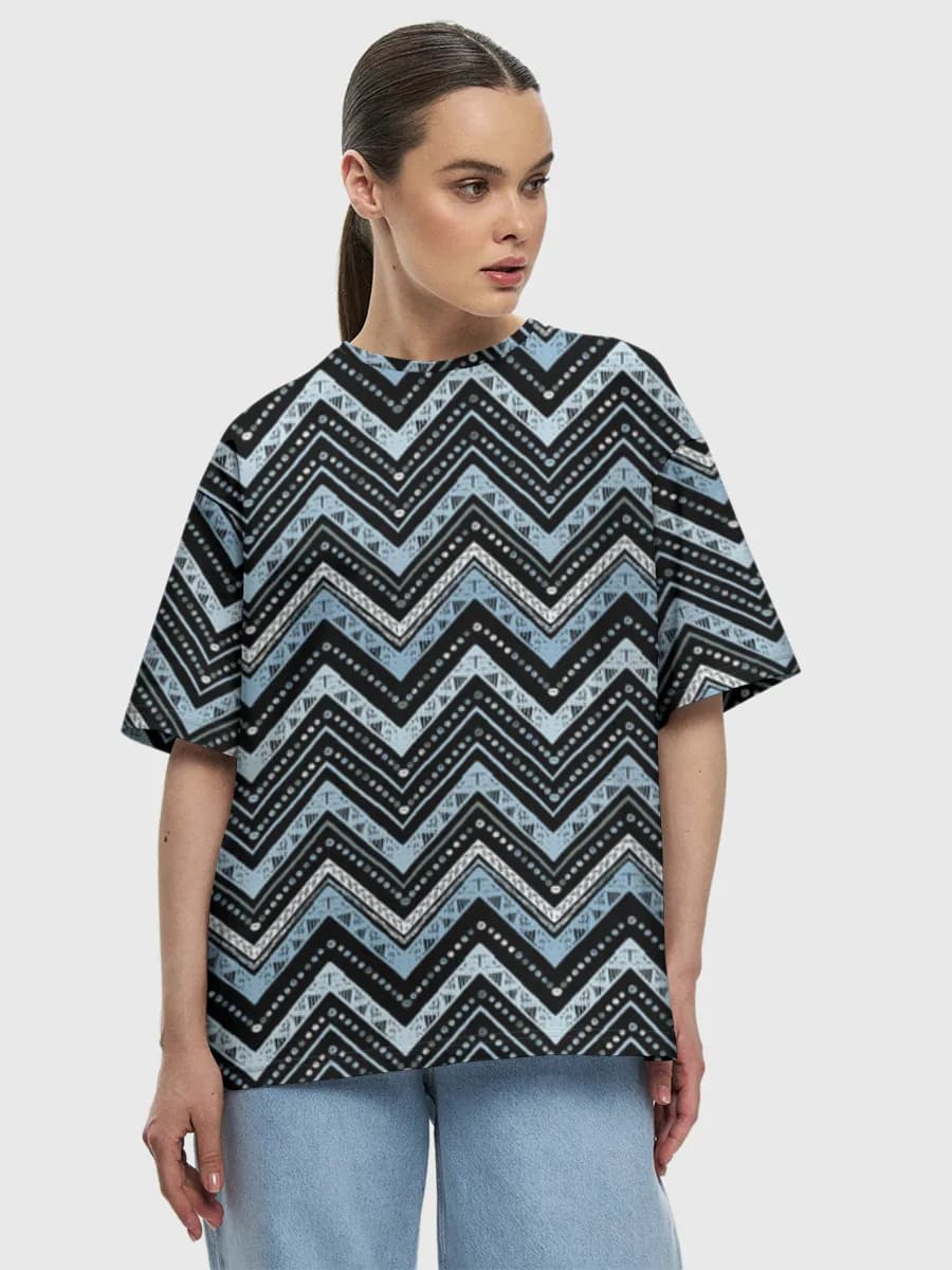 Women's oversized cotton T-shirt
