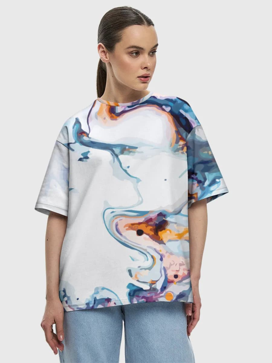 Women's oversized cotton T-shirt