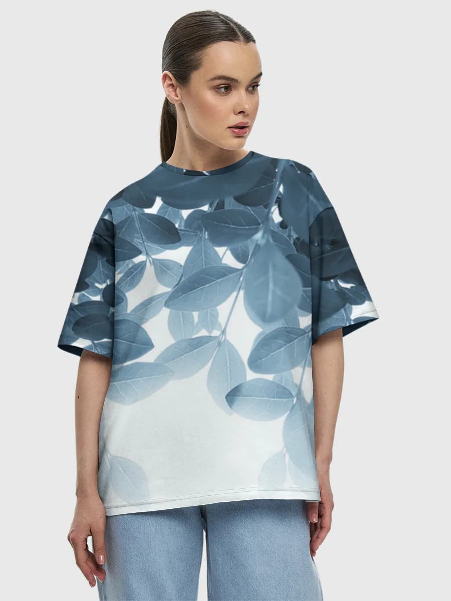 Women's oversized cotton T-shirt