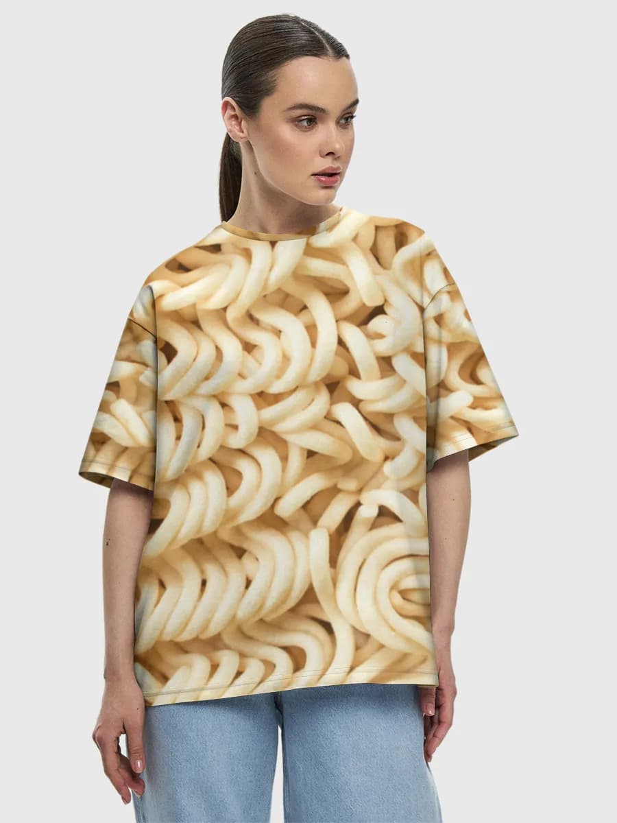 Women's oversized cotton T-shirt