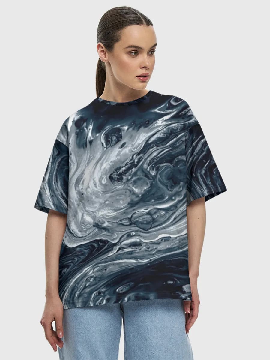 Women's oversized cotton T-shirt