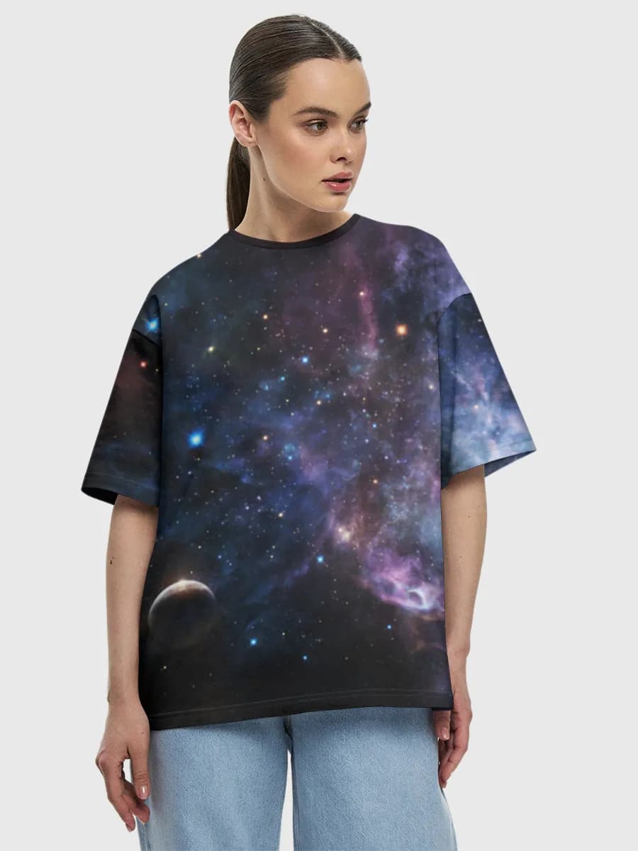 Women's oversized cotton T-shirt