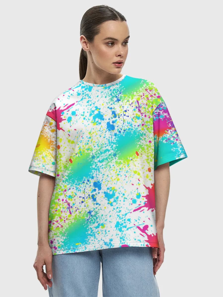 Women's oversized cotton T-shirt