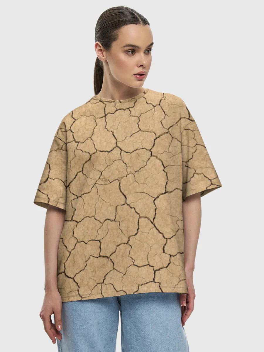 T-shirt Coton Oversize Femme