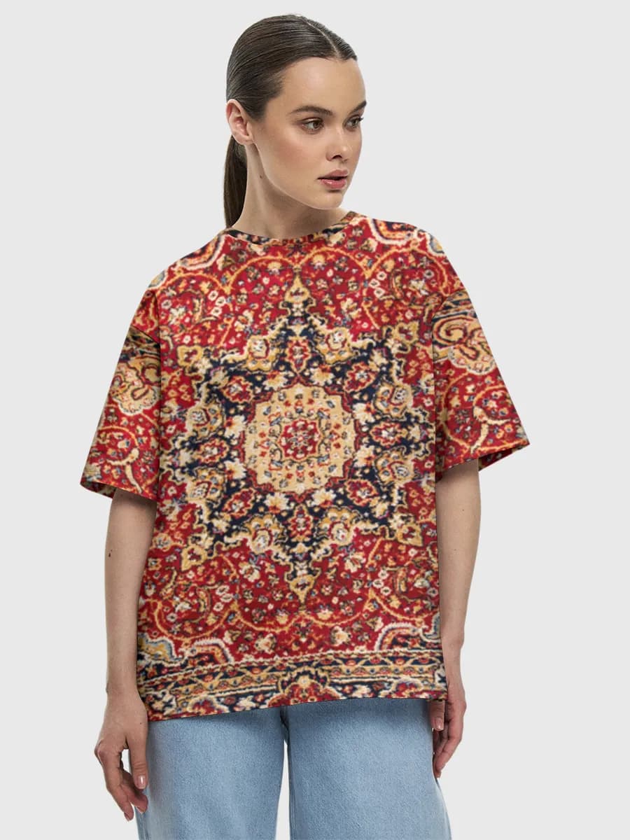 Women's oversized cotton T-shirt