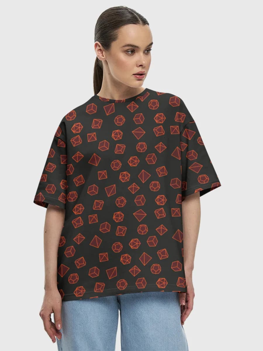 Women's oversized cotton T-shirt