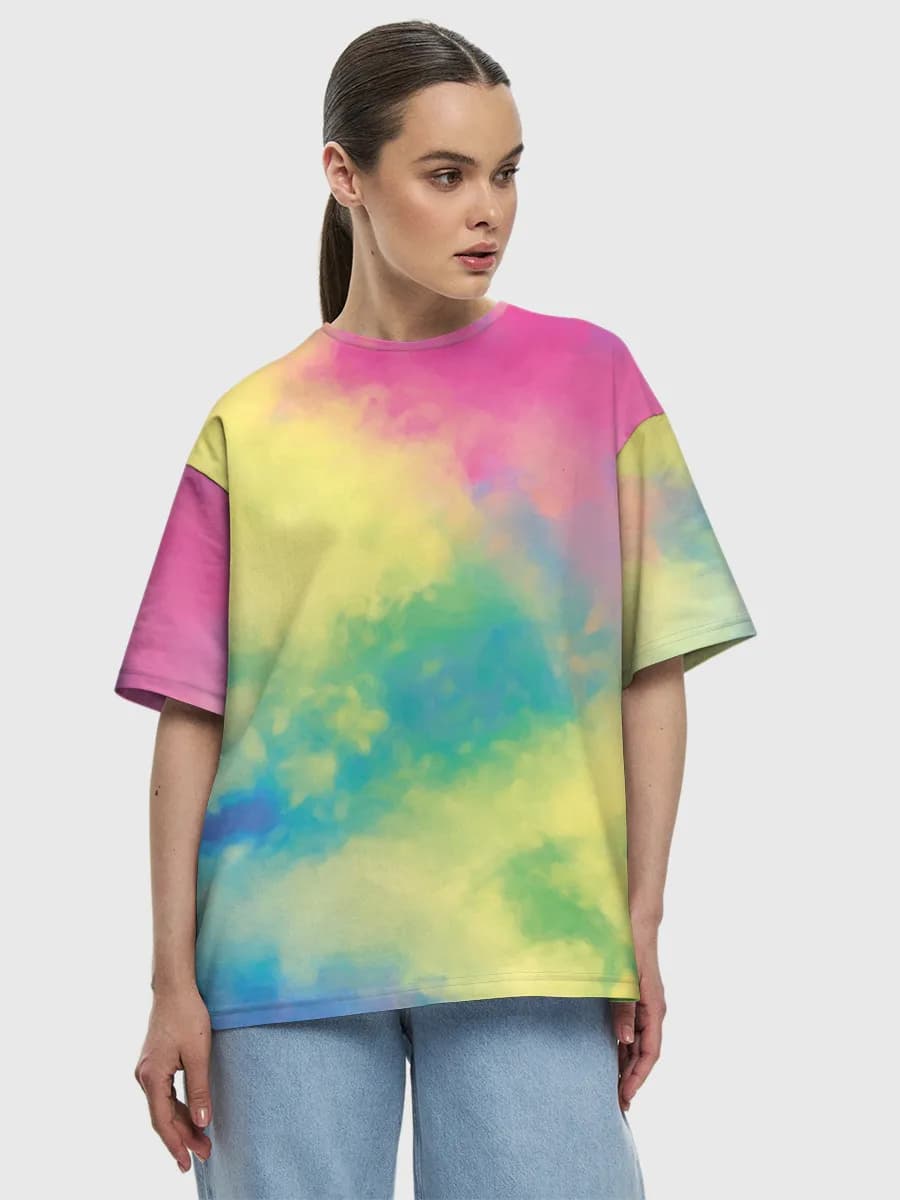 Women's oversized cotton T-shirt