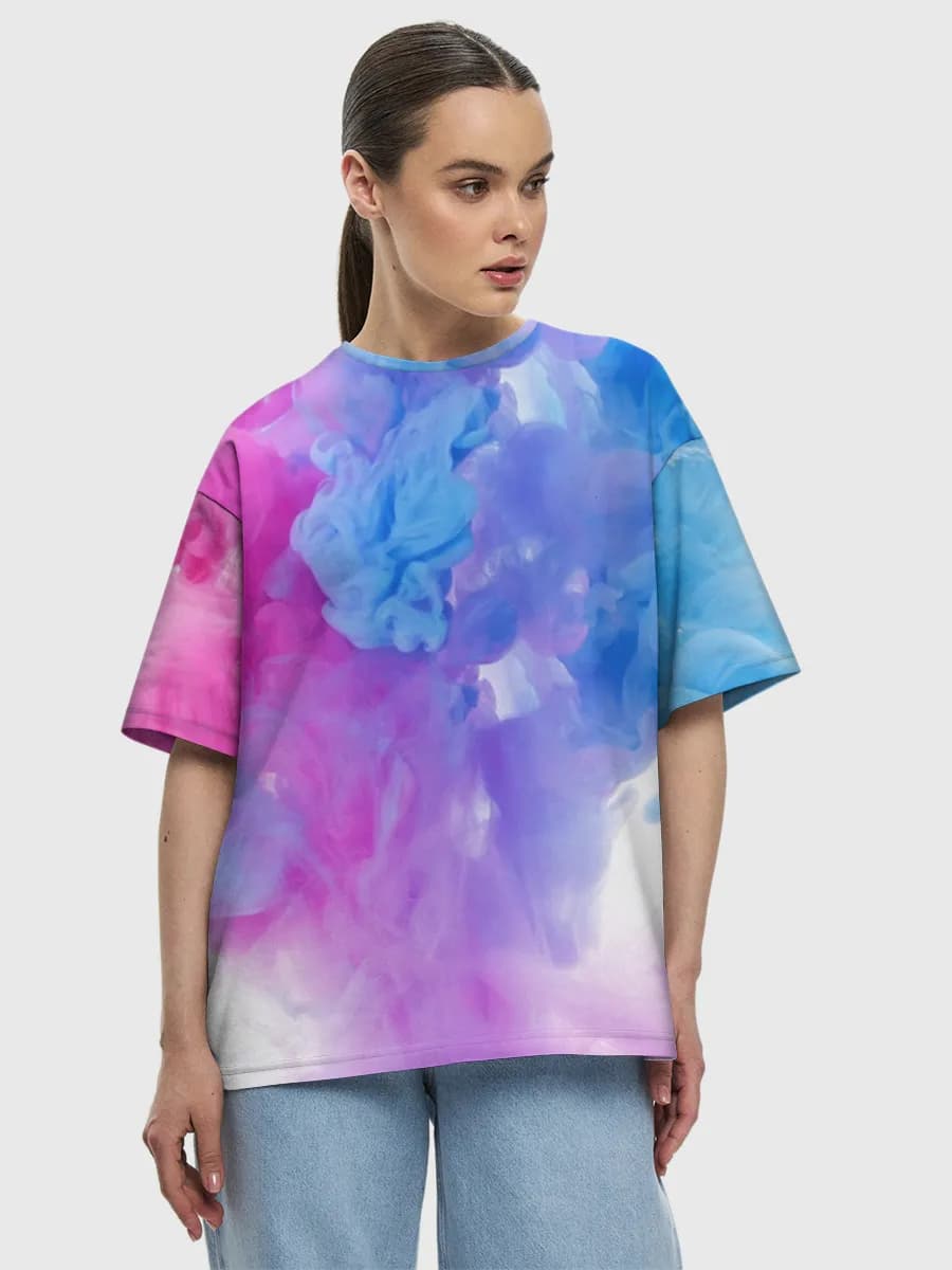 Women's oversized cotton T-shirt