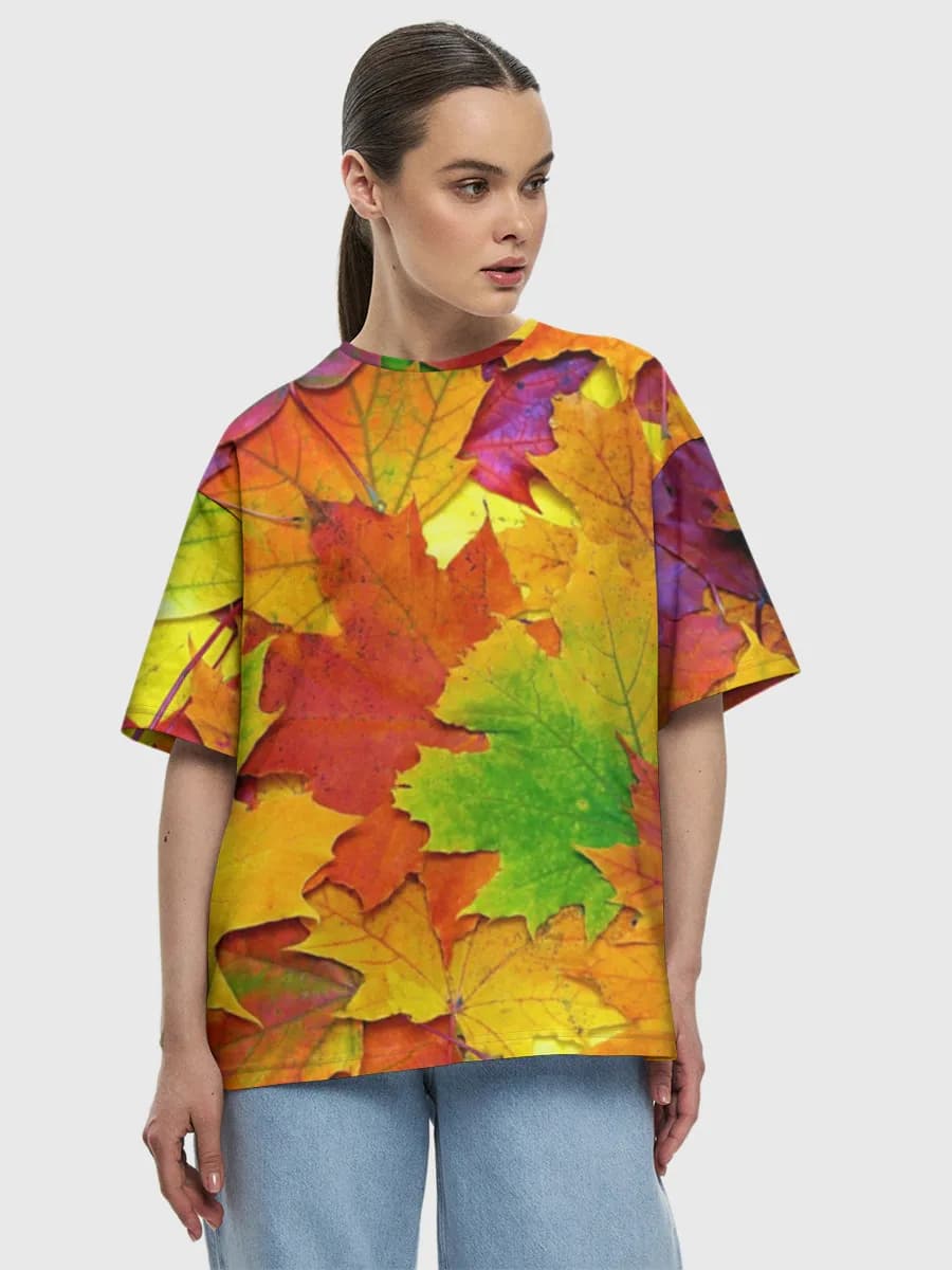 Women's oversized cotton T-shirt