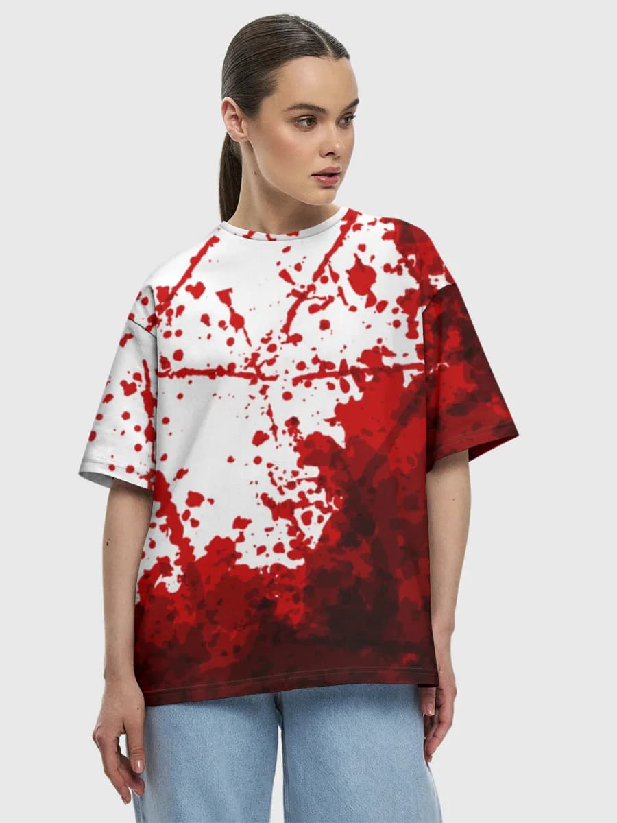 Women's oversized cotton T-shirt