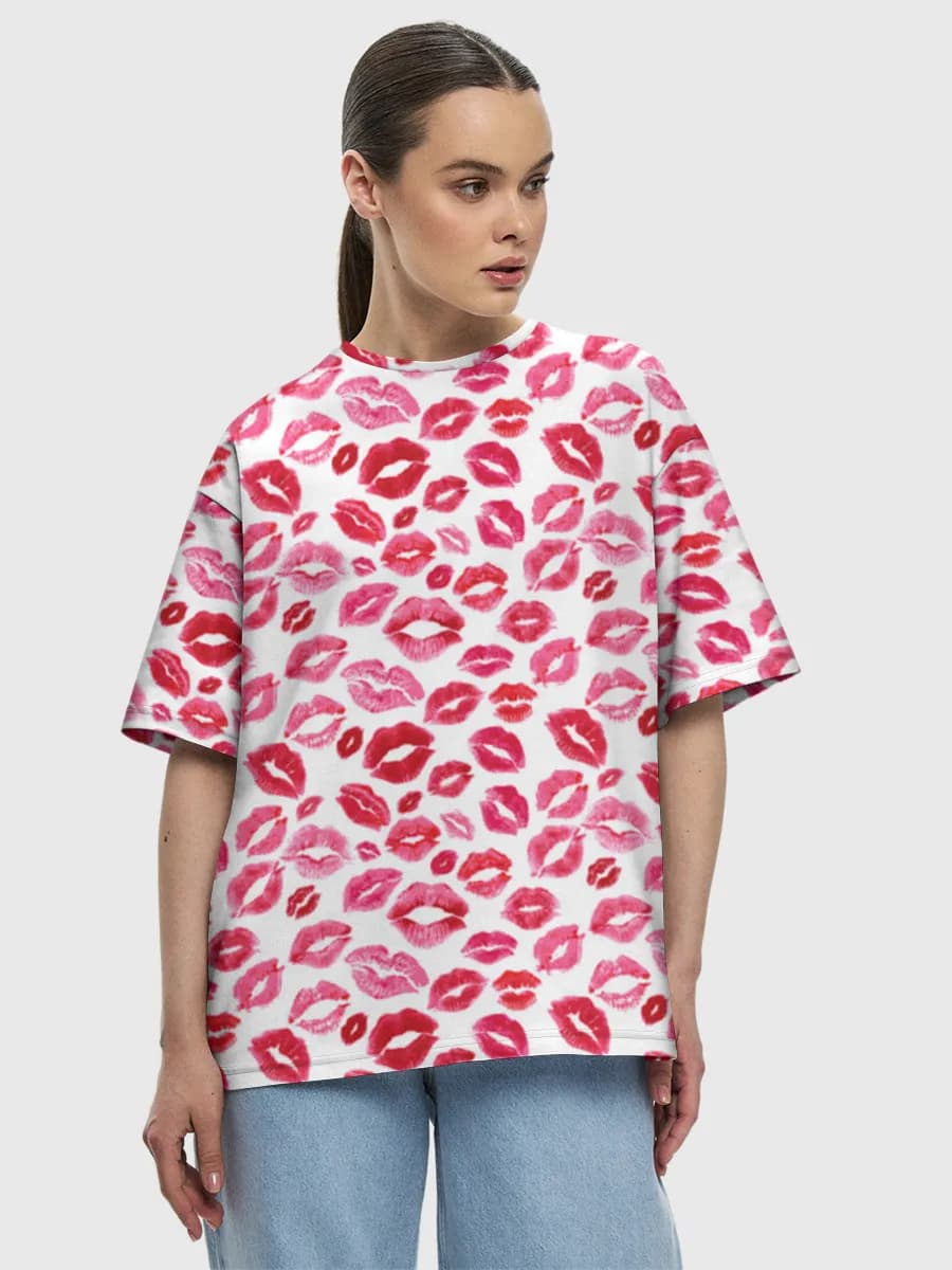 Women's oversized cotton T-shirt