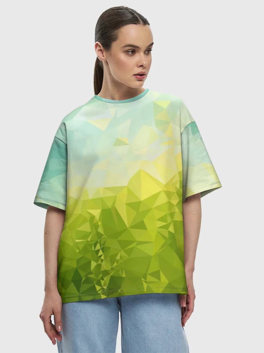 Women's oversized cotton T-shirt