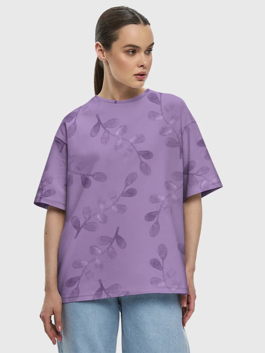 Women's oversized cotton T-shirt