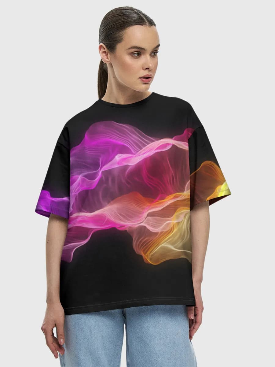 Women's oversized cotton T-shirt
