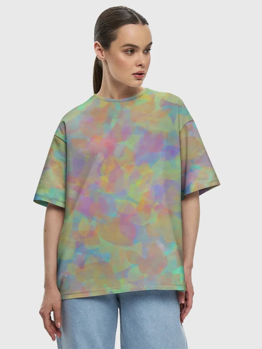 Women's oversized cotton T-shirt