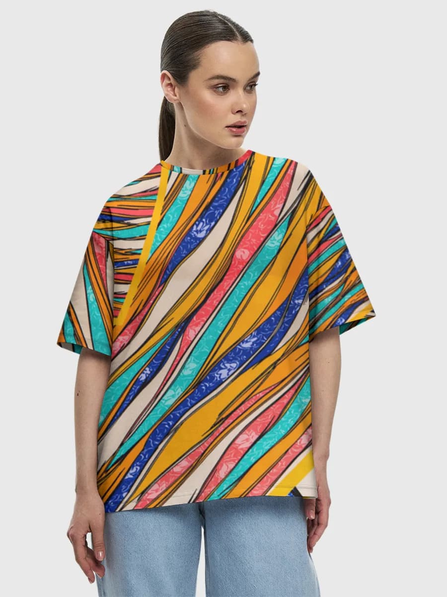 T-shirt Coton Oversize Femme