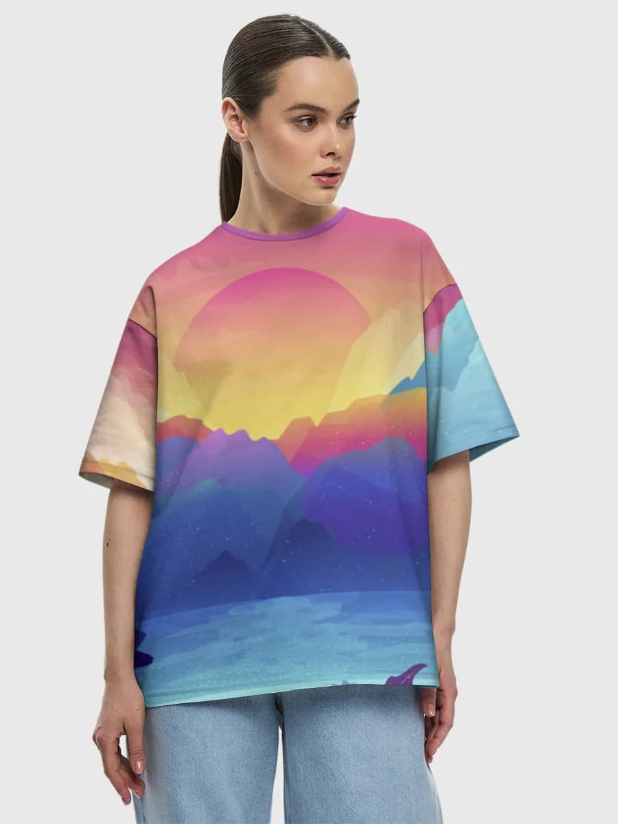 T-shirt Coton Oversize Femme