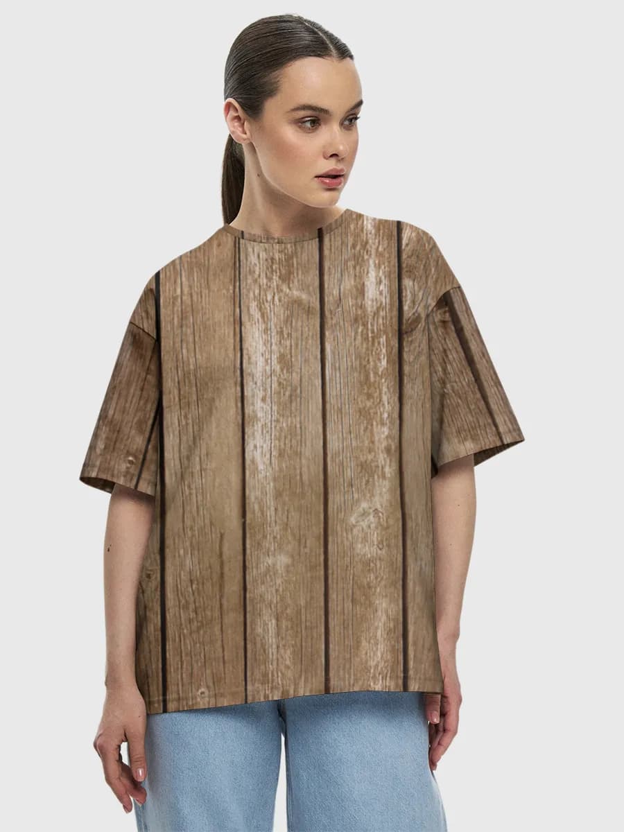 Women's oversized cotton T-shirt