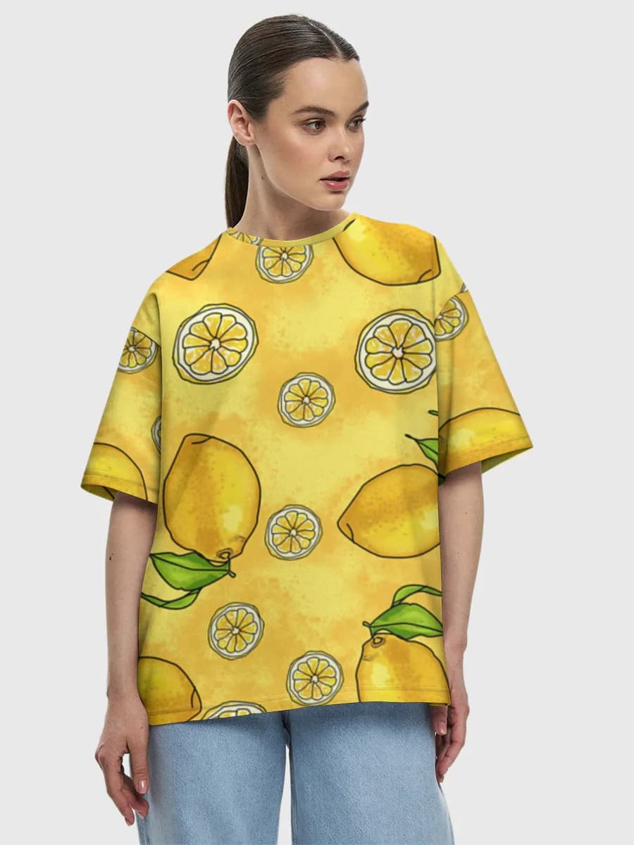 Women's oversized cotton T-shirt