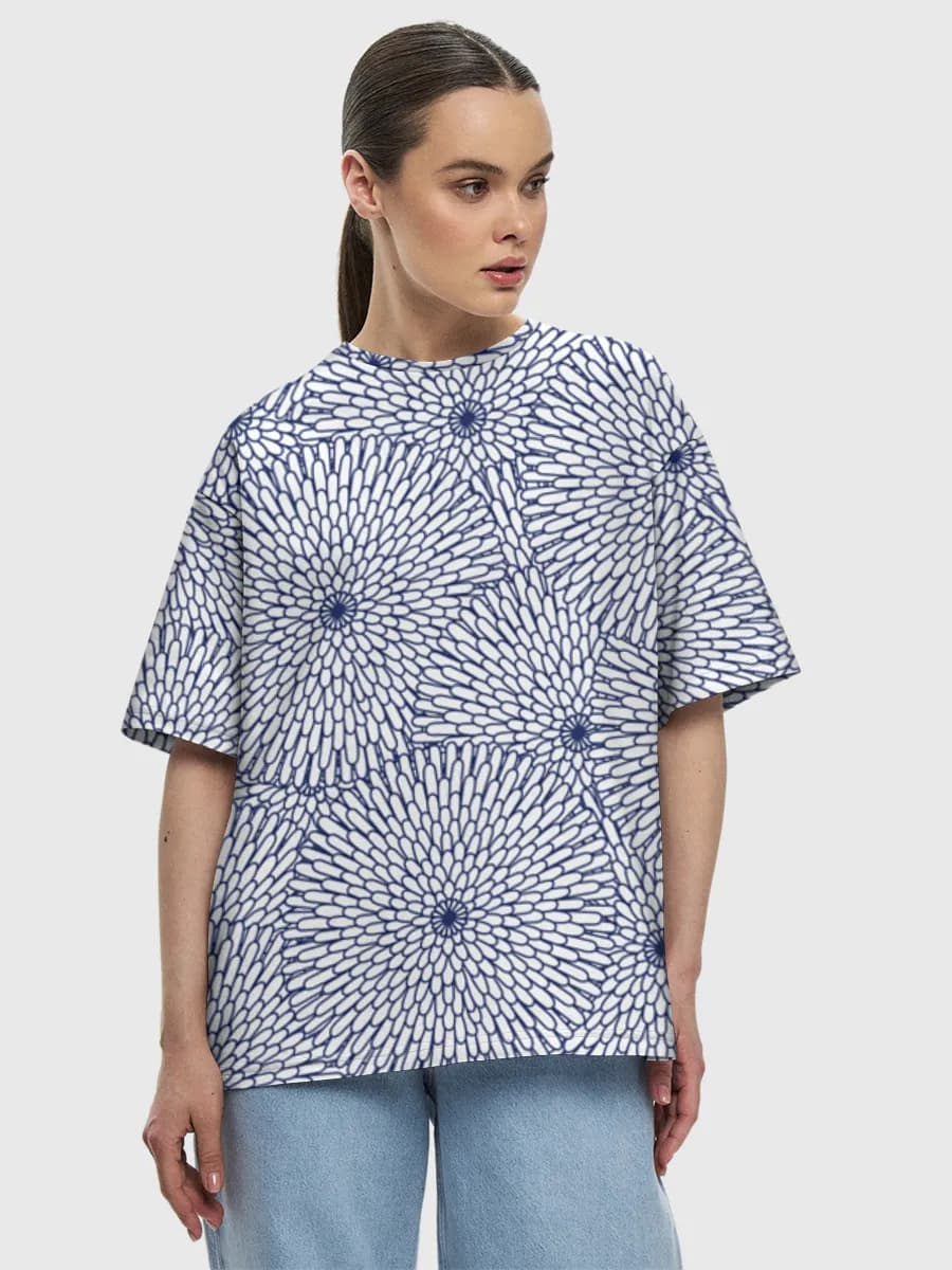 Women's oversized cotton T-shirt
