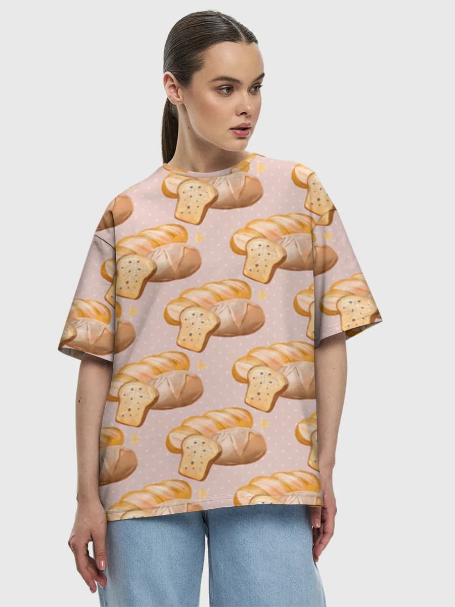 Women's oversized cotton T-shirt