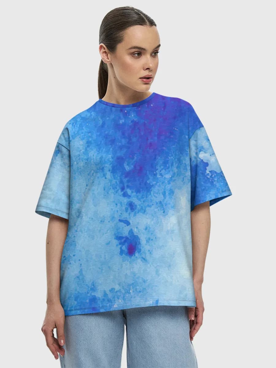 Women's oversized cotton T-shirt