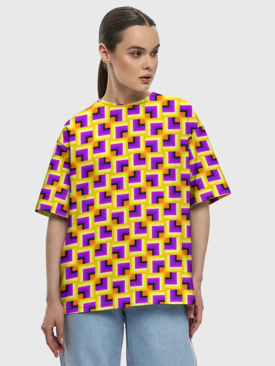 Women's oversized cotton T-shirt