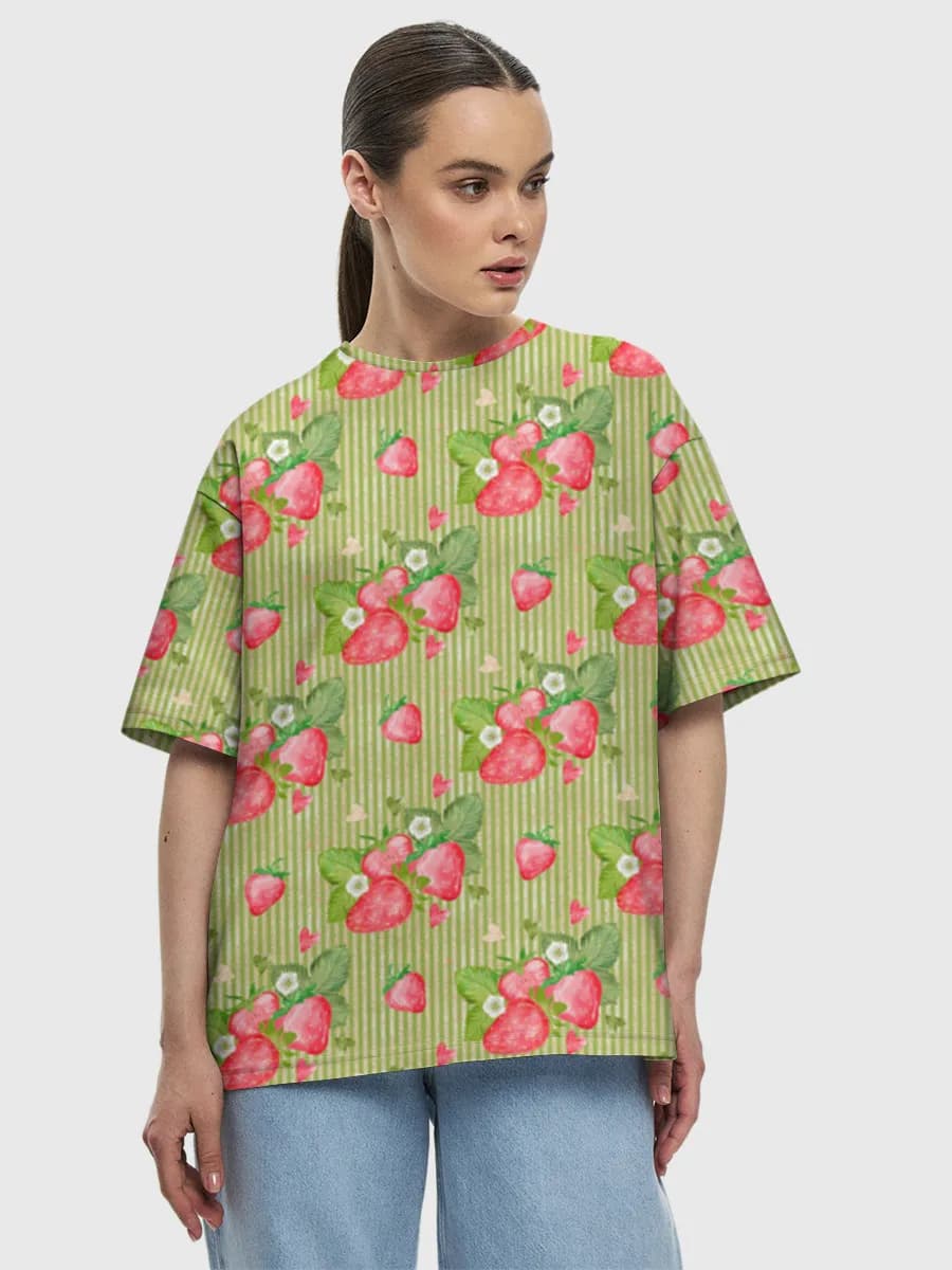 T-shirt Coton Oversize Femme