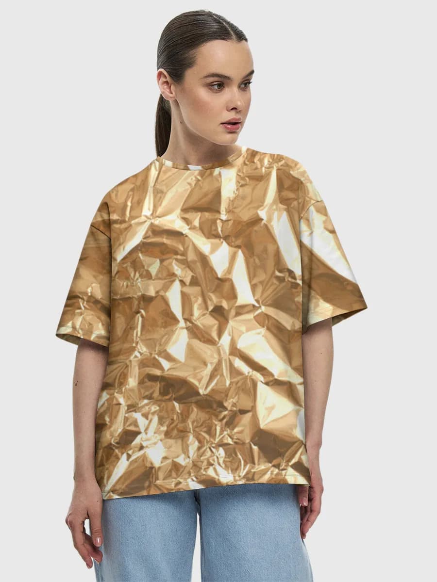 Women's oversized cotton T-shirt