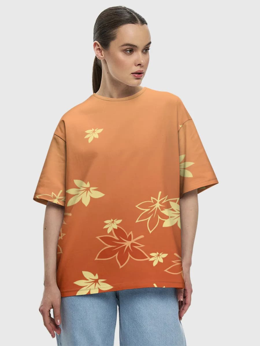 Women's oversized cotton T-shirt