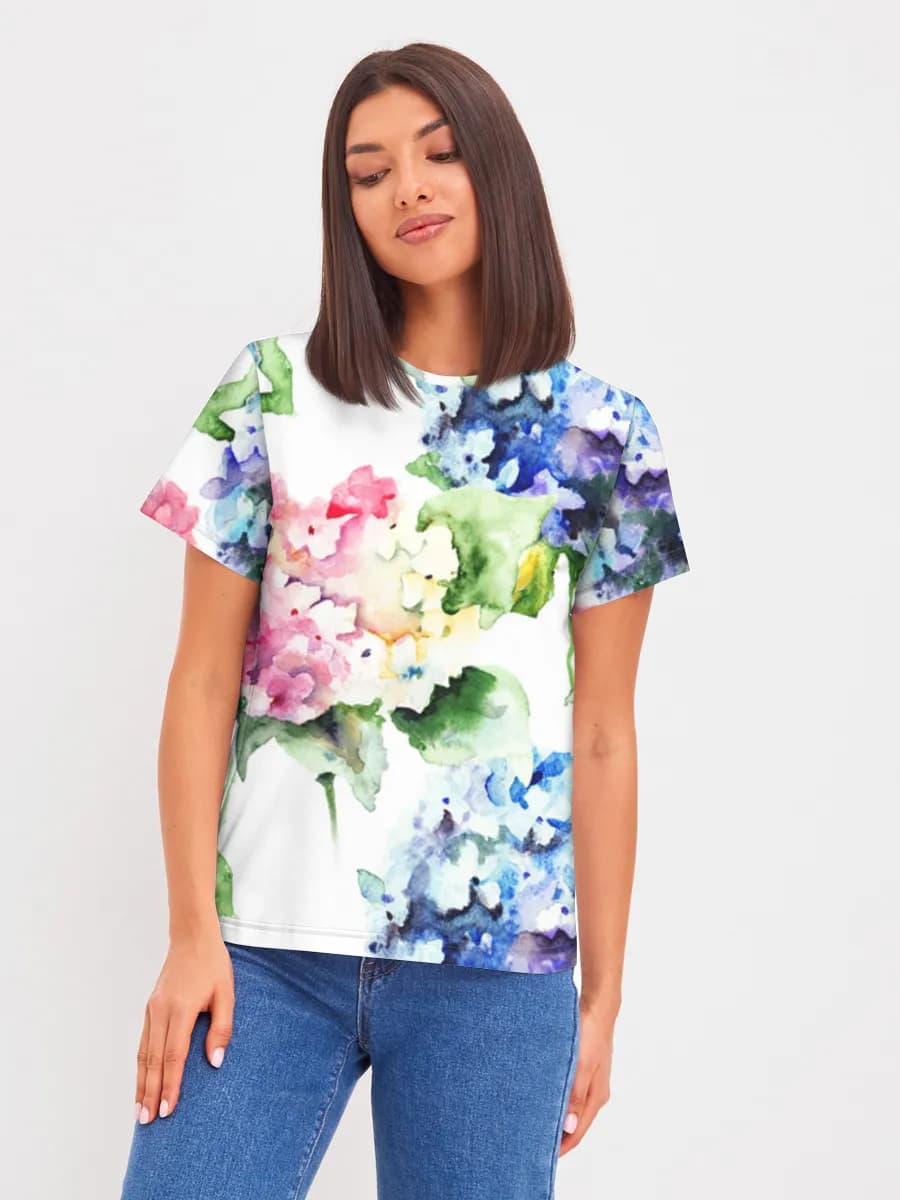 Women's basic cotton T-shirt