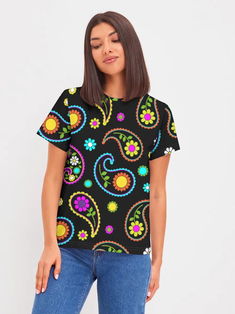 Damen Basic Baumwoll T-Shirt