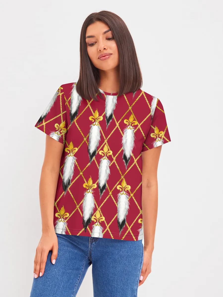 Camiseta básica de algodón para mujer