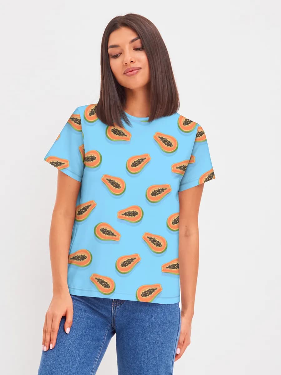 Women's basic cotton T-shirt
