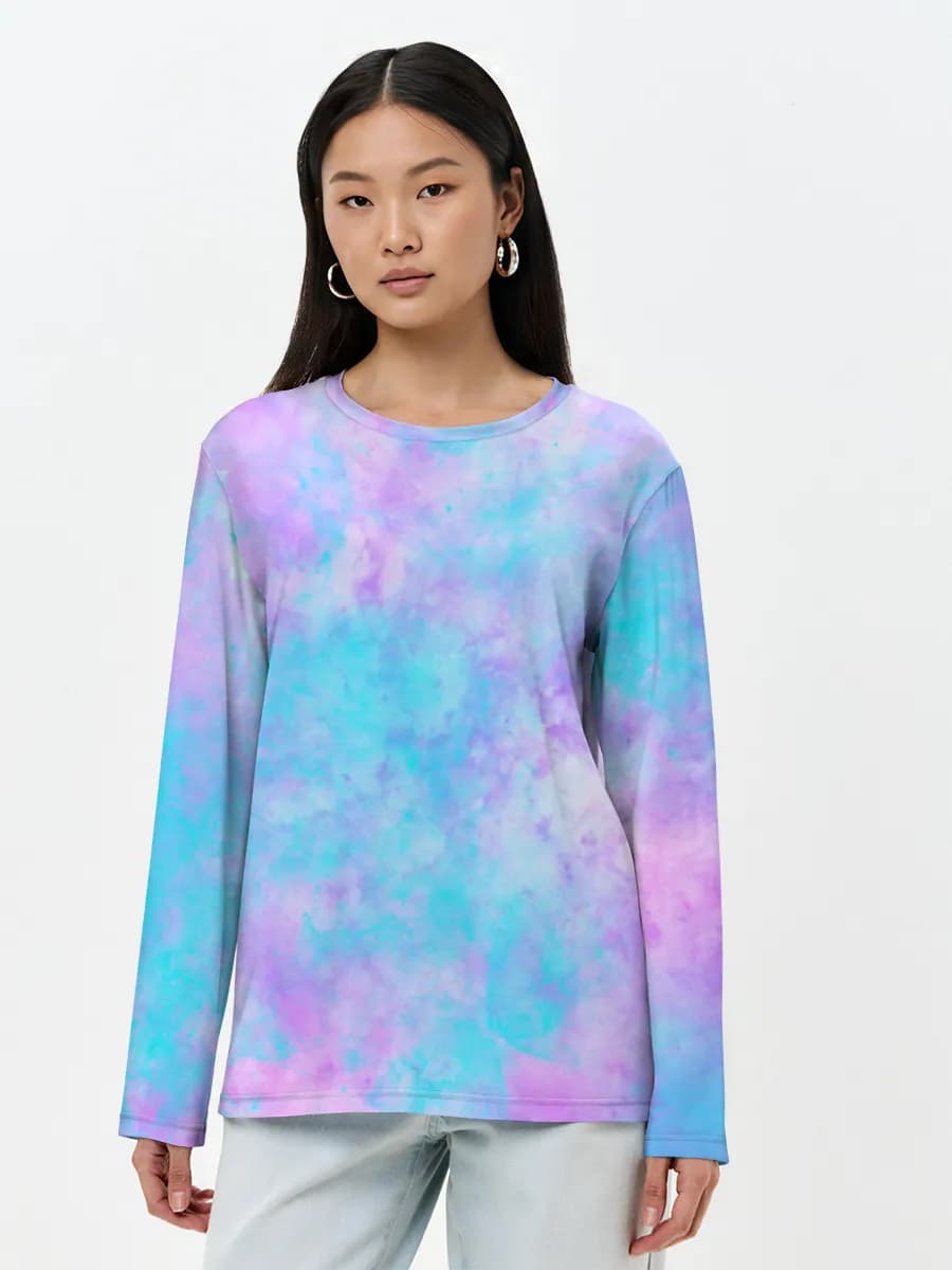Women's long sleeve shirt. Cotton