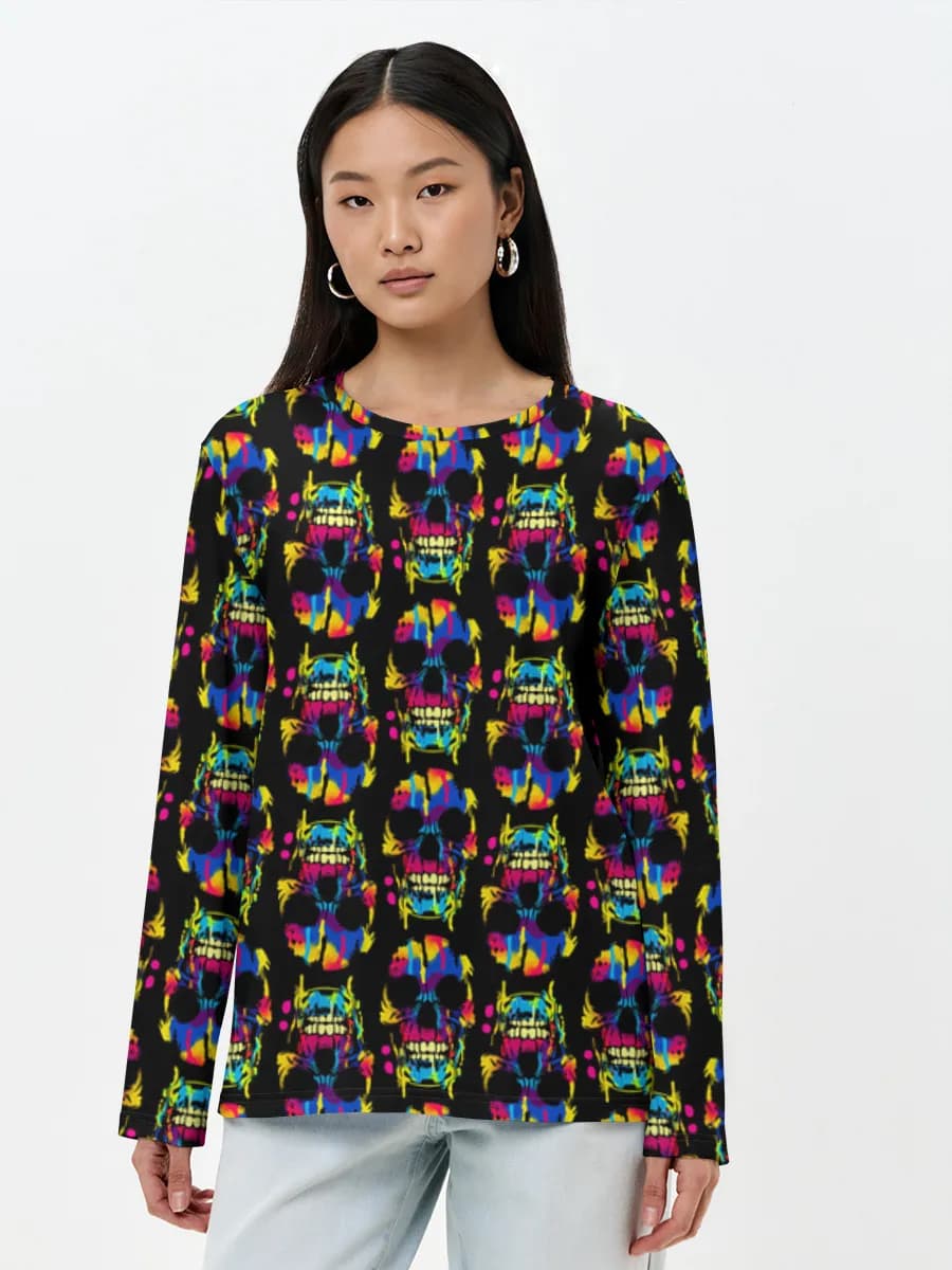 Women's long sleeve shirt. Cotton