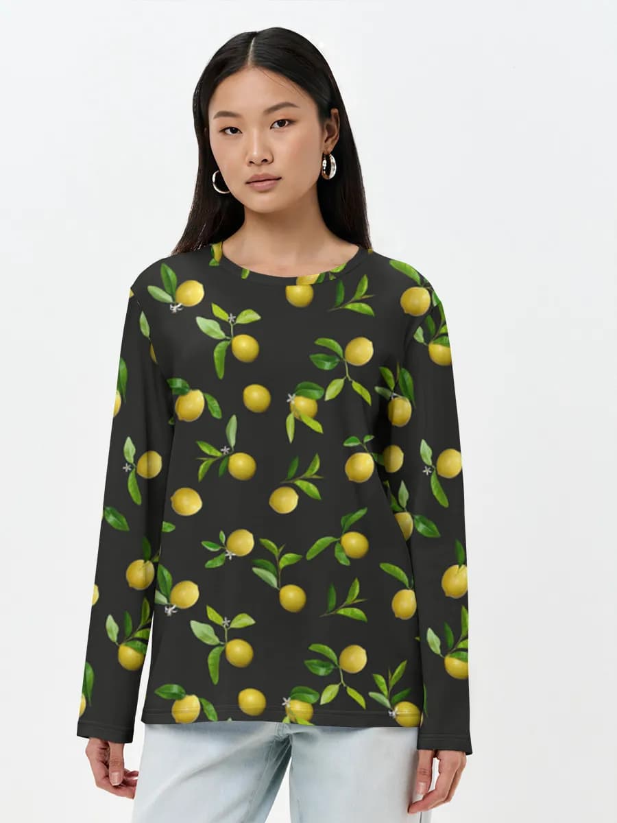 Women's long sleeve shirt. Cotton