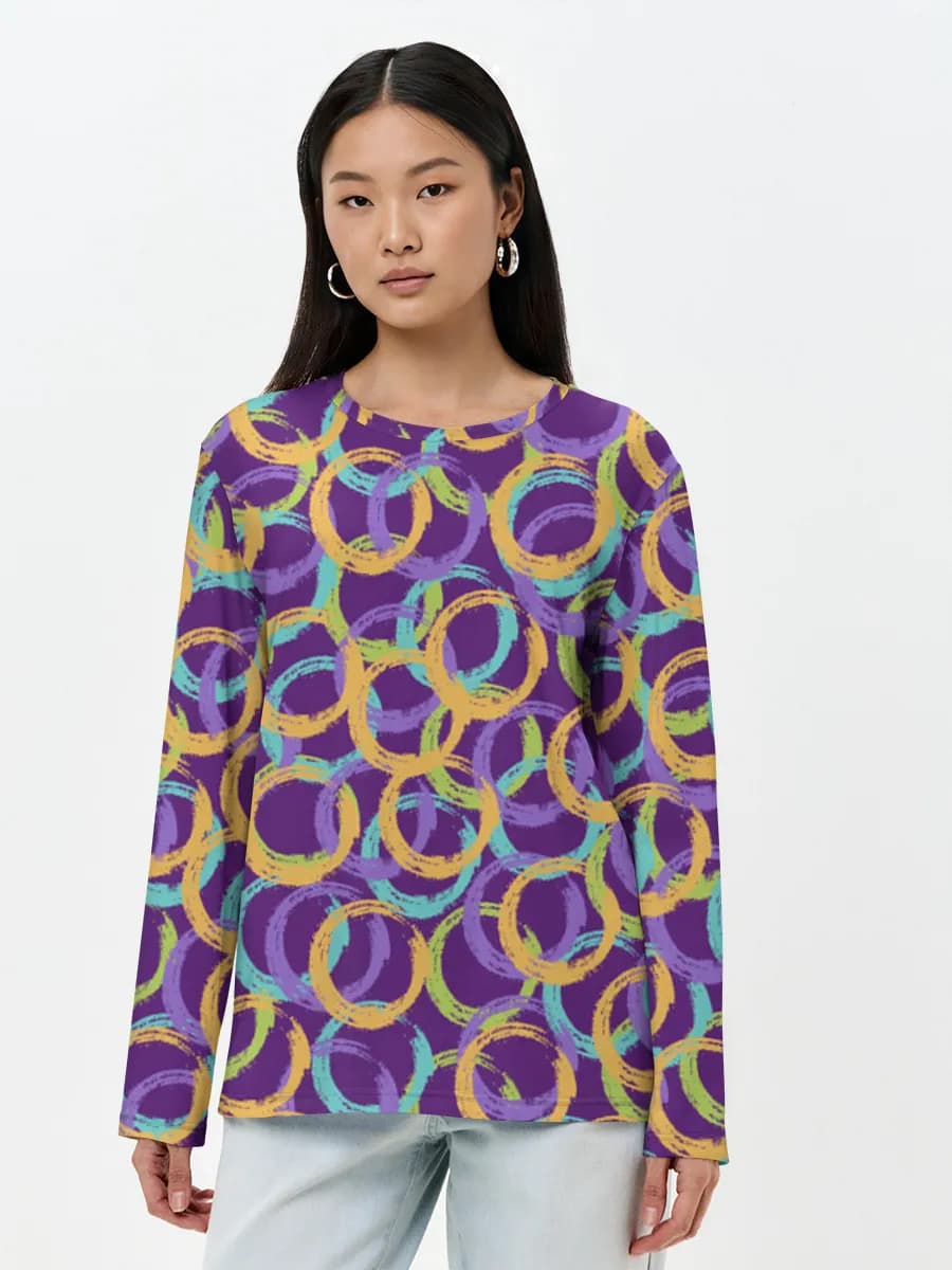 Women's long sleeve shirt. Cotton