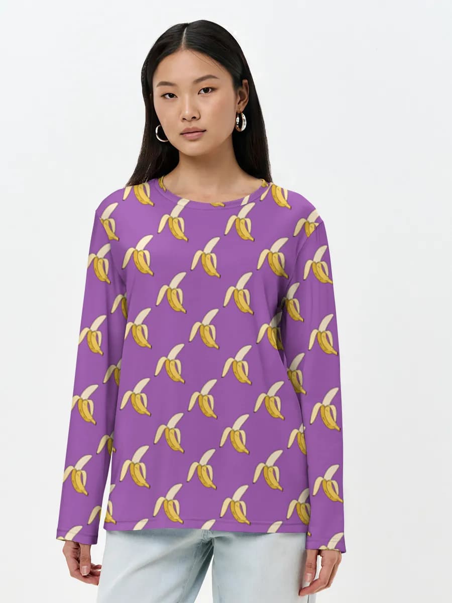Women's long sleeve shirt. Cotton