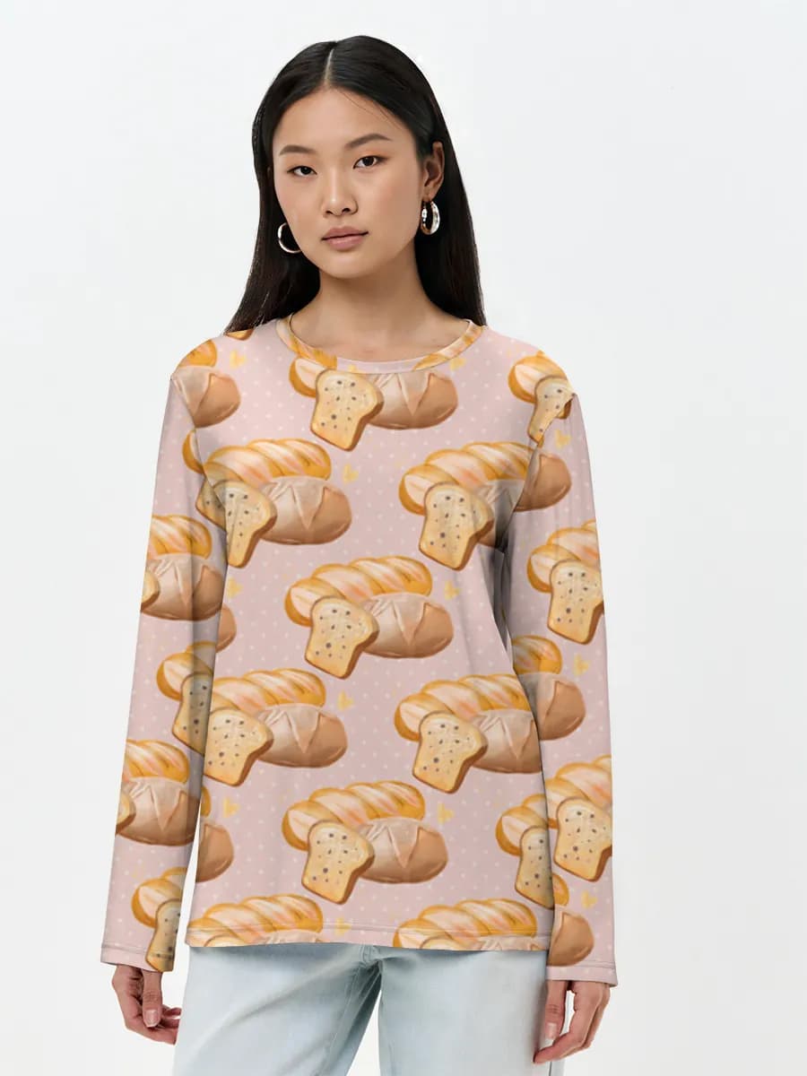 Women's long sleeve shirt. Cotton