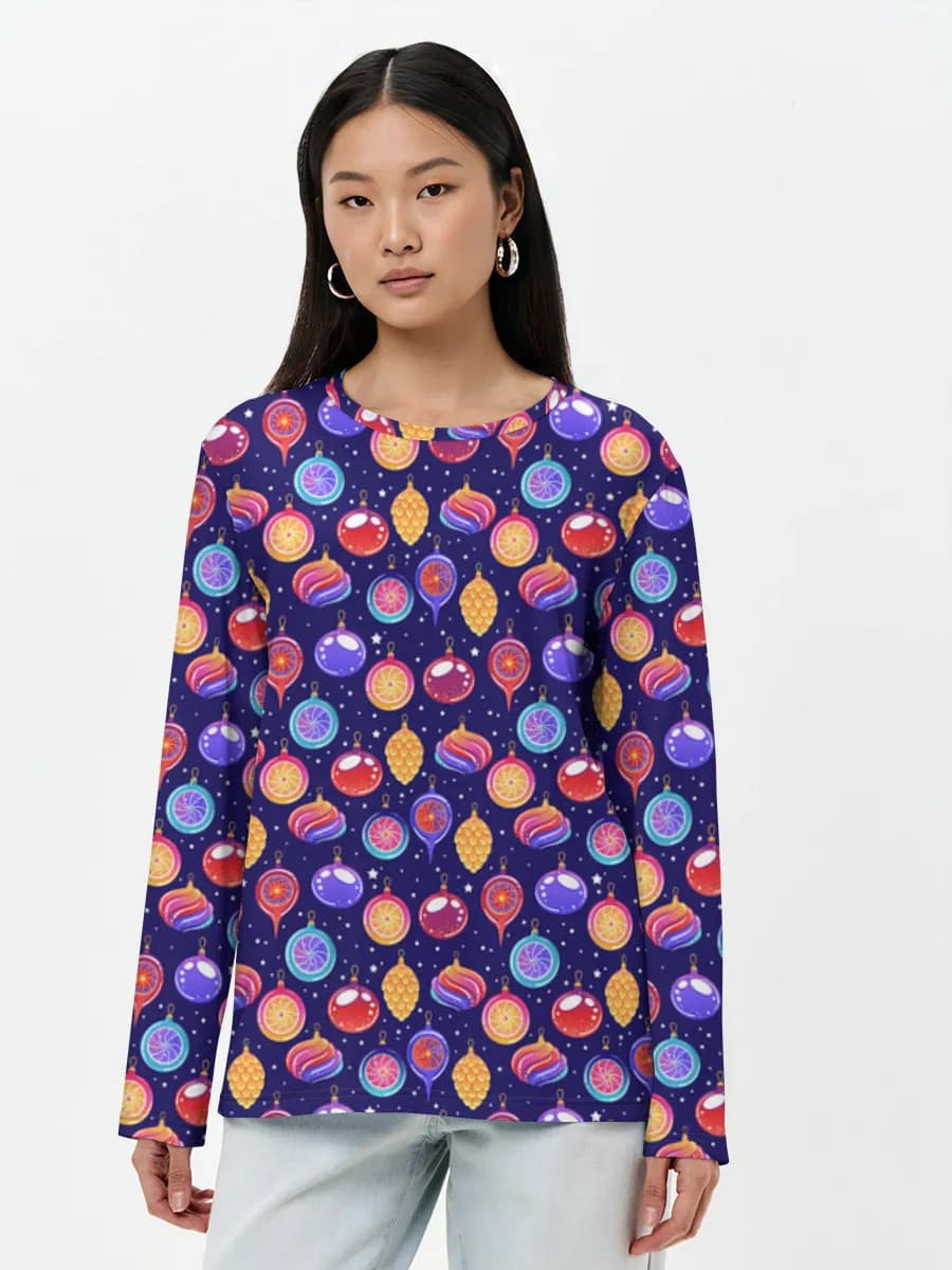 Women's long sleeve shirt. Cotton