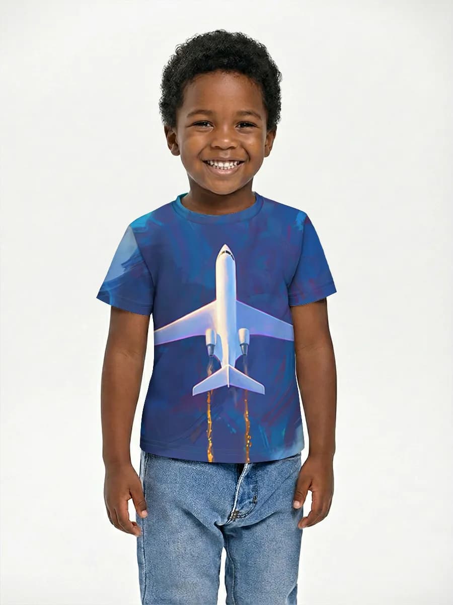 Children's cotton T-shirt (for boys. Copy)