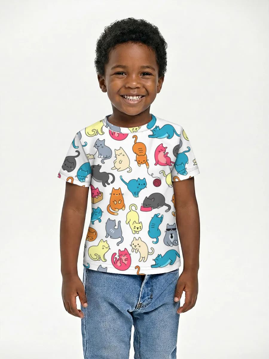 Children's cotton T-shirt (for boys)