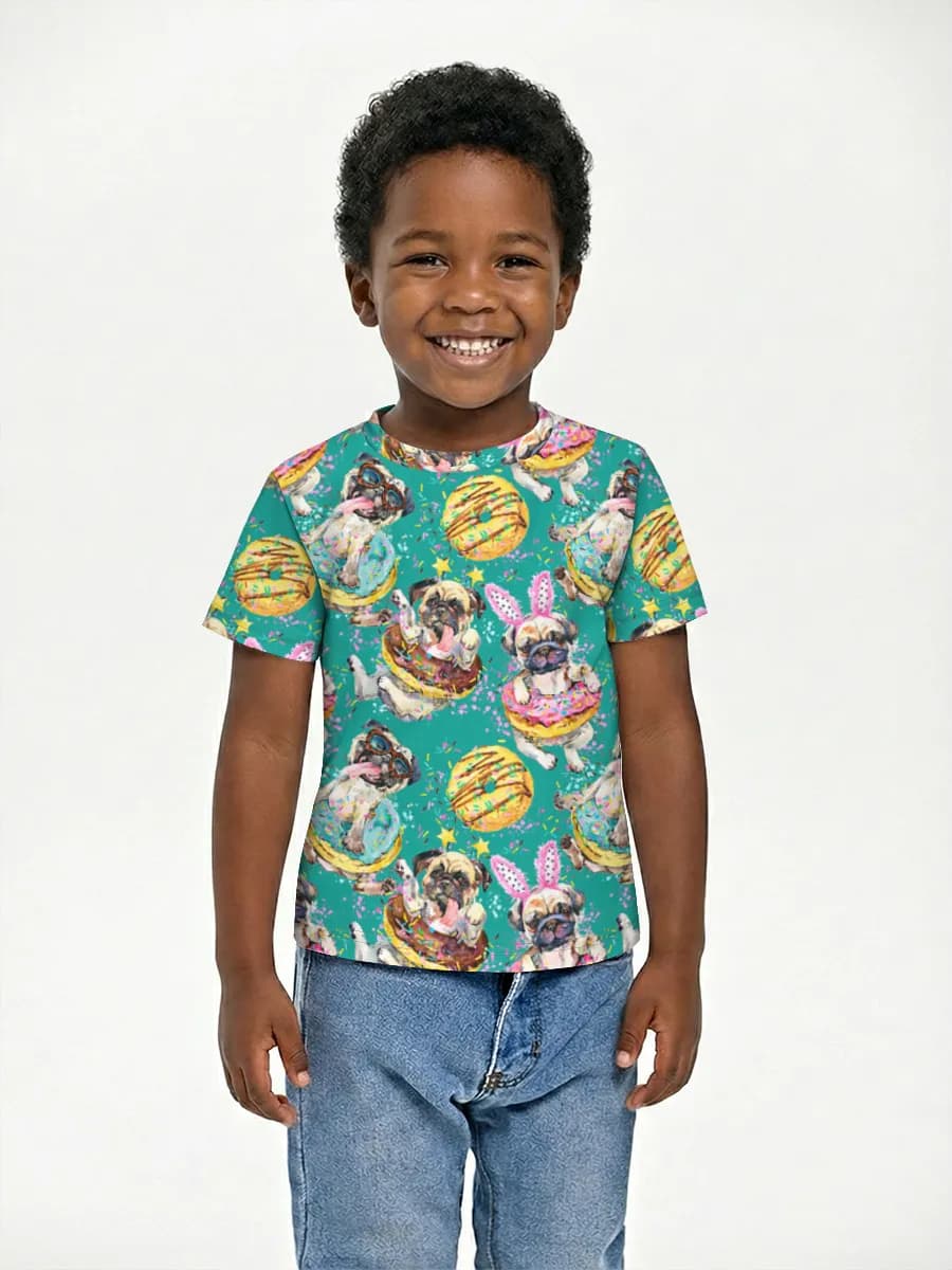 Camiseta de algodón para niños