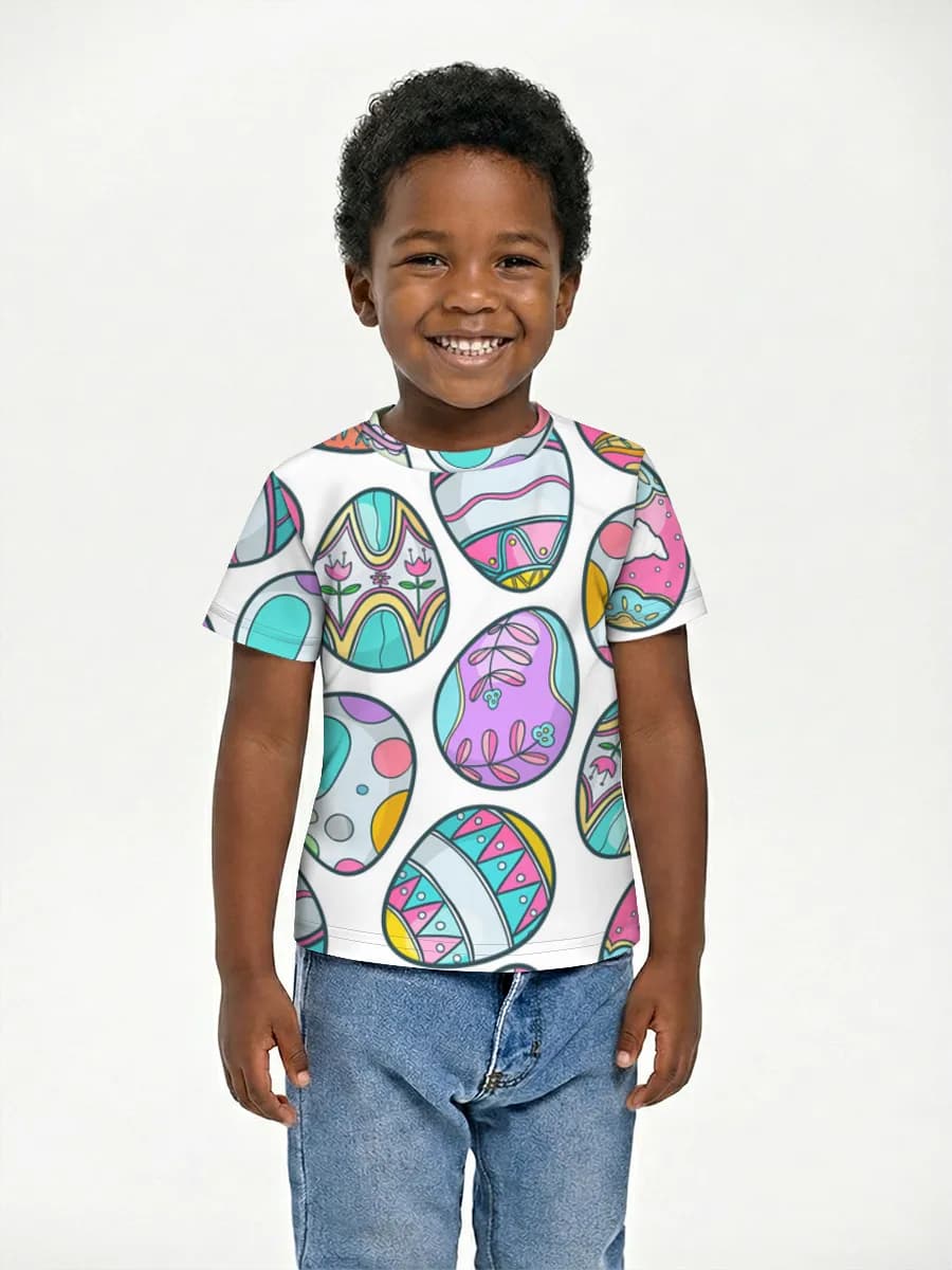 Children's cotton T-shirt (for boys. Copy)