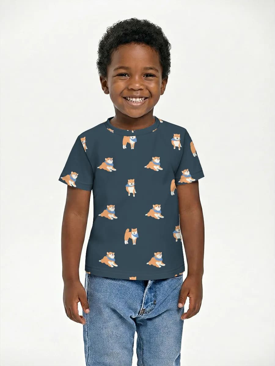 Children's cotton T-shirt (for boys. Copy)