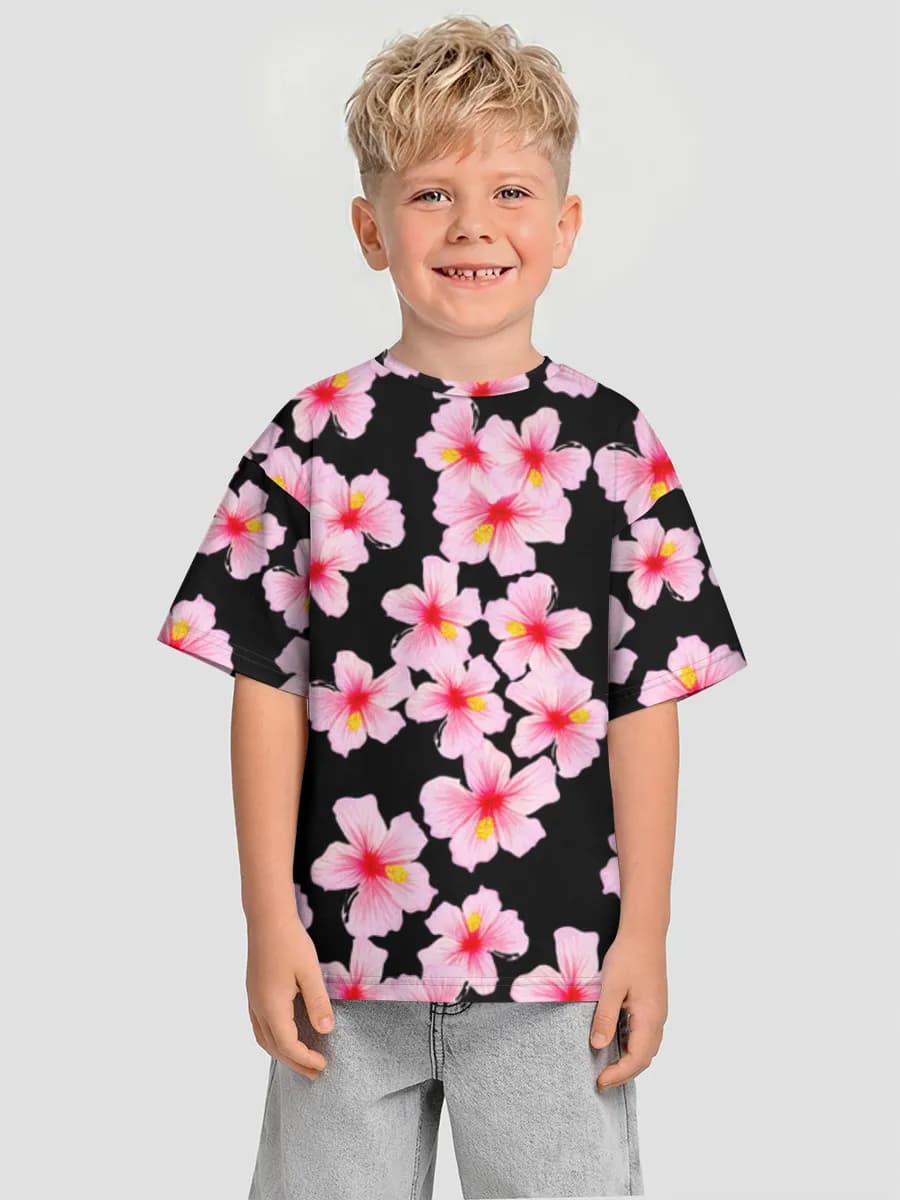 Camiseta infantil. De talla grande.