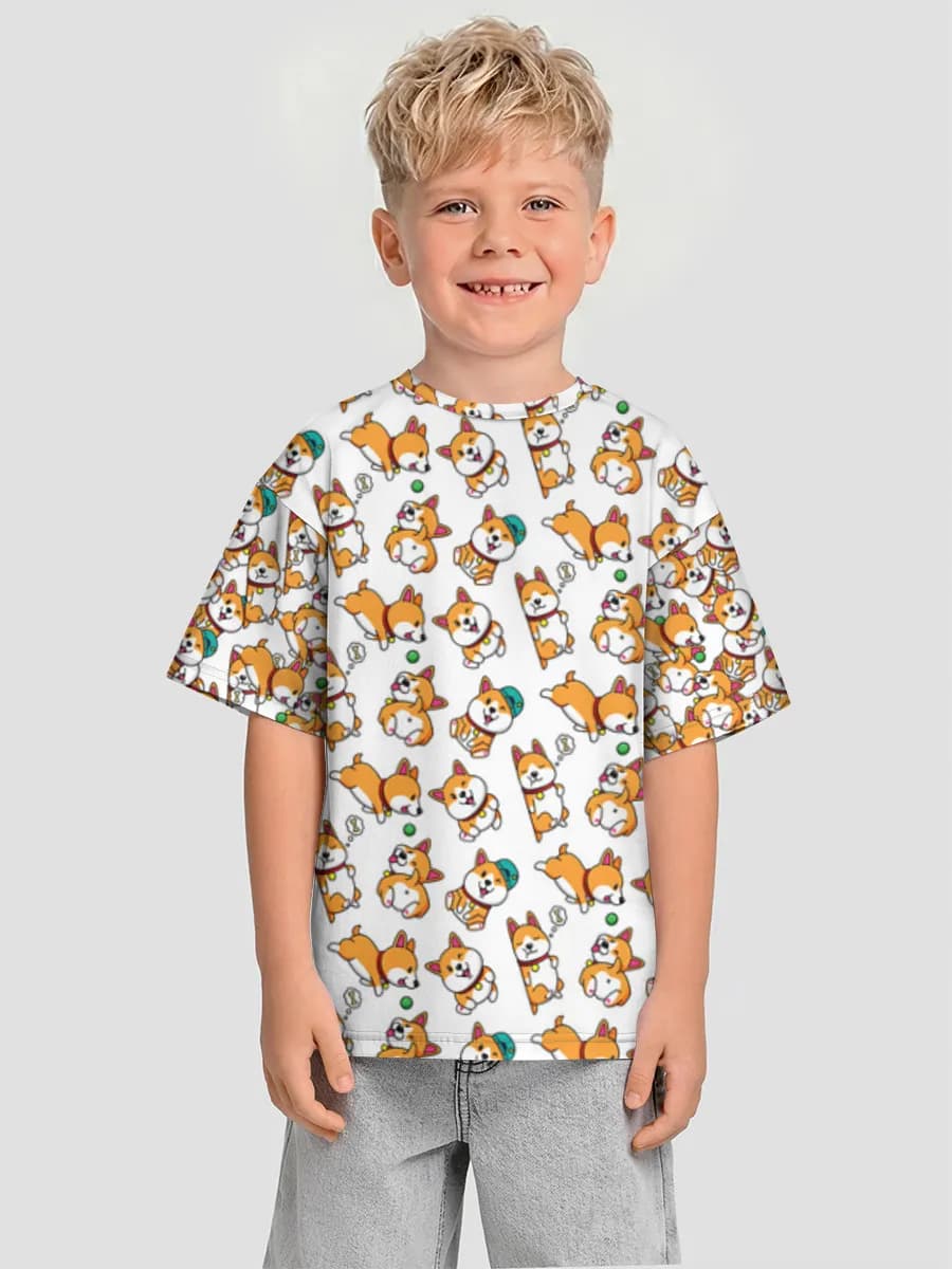キッズ ビッグシルエットTシャツ