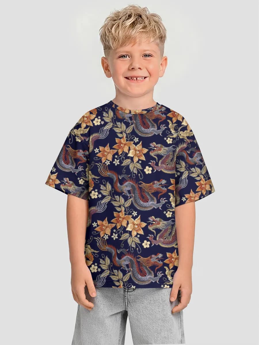 キッズ ビッグシルエットTシャツ